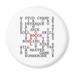 Bocce Ball Puzzle Fridge Magnets