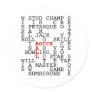 Bocce Ball Puzzle Sticker