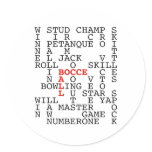Bocce Ball Puzzle stickers