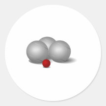 Bocce Ball Stickers
