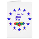 Bocce Man Greeting Card