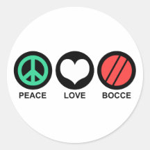 Bocce Stickers