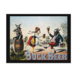 Bock beer postcards