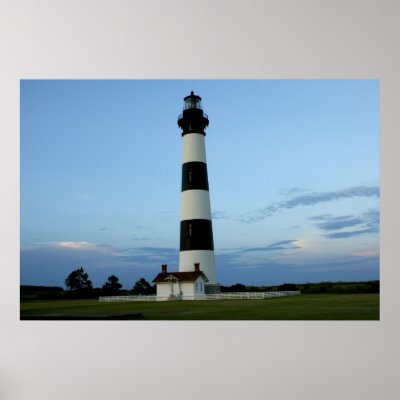 Bodie Island Lighthouse Poster by lighthouseenthusiast