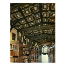 Bodlein Library, Oxford University, England Postcard