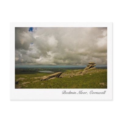 Bodmin Moor, Cornwall Postcard by SabineSt