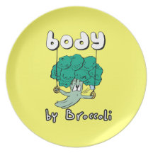 Body by Broccoli Dinner Plate