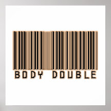 Body Double Barcode Poster
