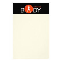 Body Madness Personal Trainer Stationery Paper