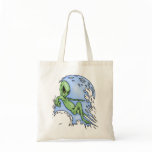 Body Surfing Alien Tote Bag