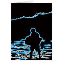 BodyBoard Shore Break Greeting Card