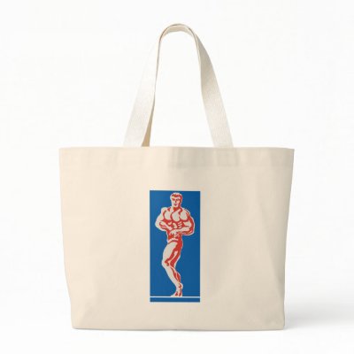Bodybuilder Canvas Bags by ArgosDesigns