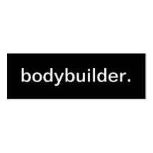 Bodybuilder Business Card