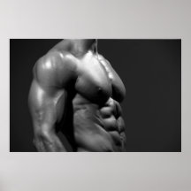 Bodybuilder Chest Poster #4
