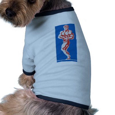 Bodybuilder Doggie Tee by ArgosDesigns