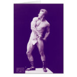 Bodybuilder, Humourous Vintage Photo