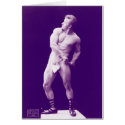 Bodybuilder, Humourous Vintage Photo cards