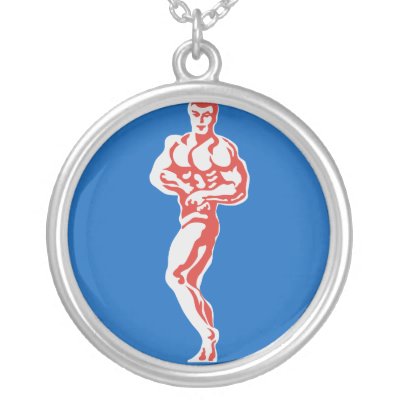 Bodybuilder Custom Necklace by ArgosDesigns