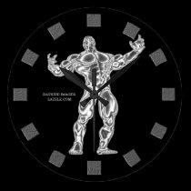 Bodybuilder Wall Clock wall clocks