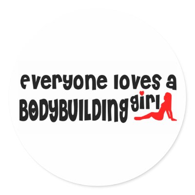 Bodybuilding Stickers by republicofsport