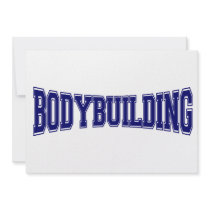 Bodybuilding University Style Custom Invitation