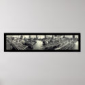 Boeing Aeroplane Worker Photo 1941 posters