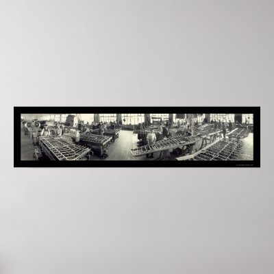 Boeing Aeroplane Worker Photo 1941 by lc_panoramicphotos
