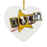 BOER GOAT CHRISTMAS STAR ORNAMENT ornaments