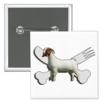 BOER GOAT PIRATE FLAG - KNIFE AND FORK buttons