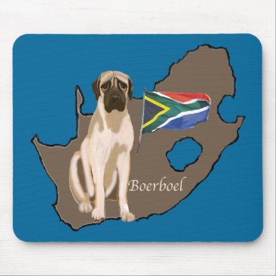 Boerboel Dog Mouse Pads by knewfy