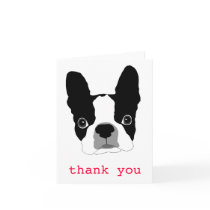 Bogey THANK YOU note card - Customised