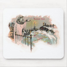 BogeyDog Visits Kittens at Night Mousepads