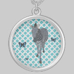Boho Butterflies & Zebra  Necklace necklaces