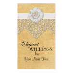 BOHO Faux Burlap n Lace gypsy modern Mod style Business Card Templates