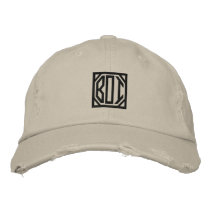 BOI born on island distressed cap Embroidered Baseball Cap
