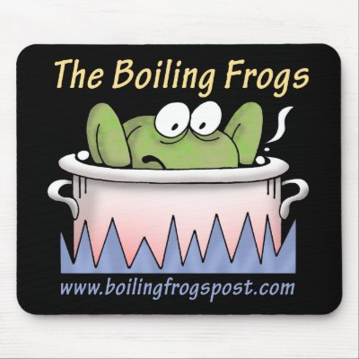 Boiling Frogs Post © Mouse Pad by sibeledmonds