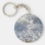 Boiling sea (Sennen beach nr Lands End) Keychain