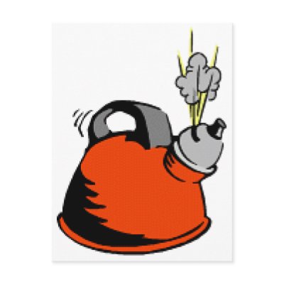 Boiling Teakettle Post Card by TNMgraphics