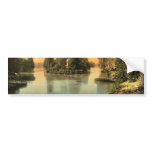 Bois du Boulougne (i.e., Boulogne), the lake, Pari bumper stickers