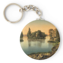 Bois du Boulougne (i.e., Boulogne), the lake, Pari Keychain