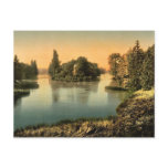 Bois du Boulougne (i.e., Boulogne), the lake, Pari Postcards