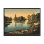 Bois du Boulougne (i.e., Boulogne), the lake, Pari Post Cards