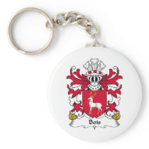 Bois Family Crest Keychain