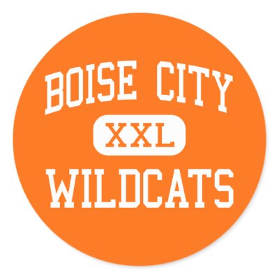 Boise City - Wildcats - High - Boise City Oklahoma Round Stickers by customteamsportswear