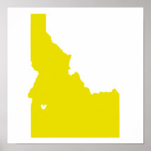 Boise, Idaho Love Posters