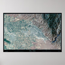 Boise, Idaho satellite poster
