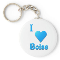 Boise -- Sky Blue Key Chain