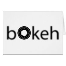 Bokeh Greeting Card