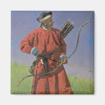 Bokharan Soldier , 1873 Magnets