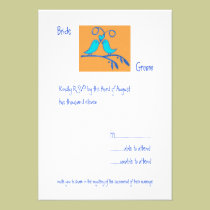 Bold Birds Stefana RSVP invitations